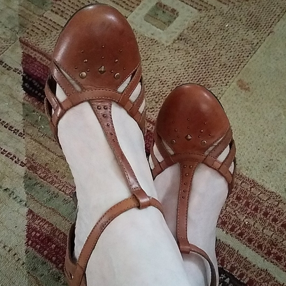 Cute leather shoes